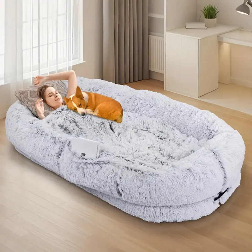 The Human Dog Bed: Finally, Permission